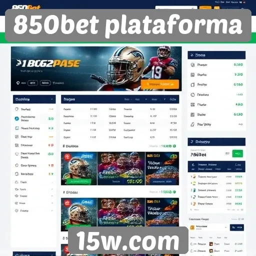 Interface da 850bet é intuitiva e fácil de usar